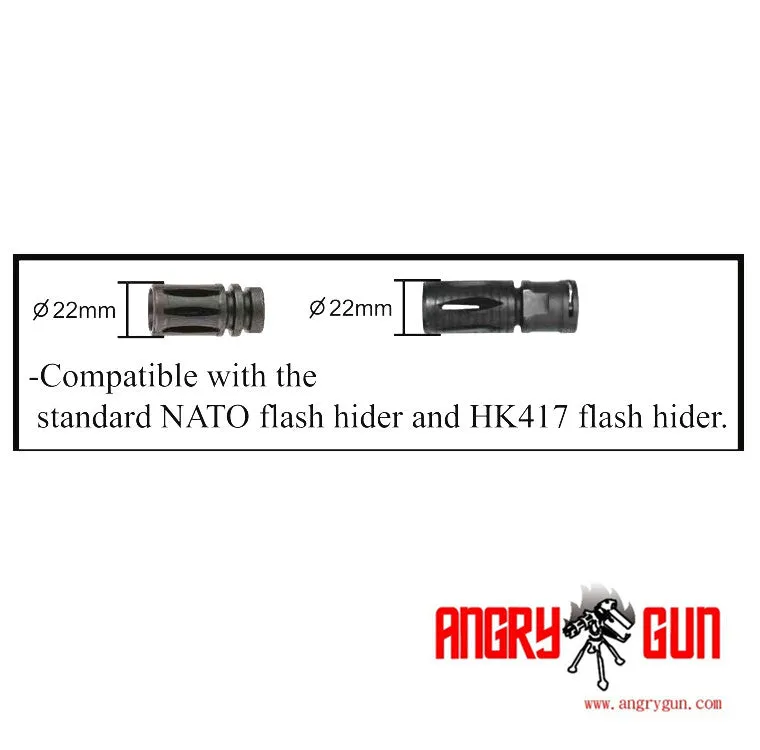 ANGRYGUN Rotex V .308 amortizor dummy 191mm