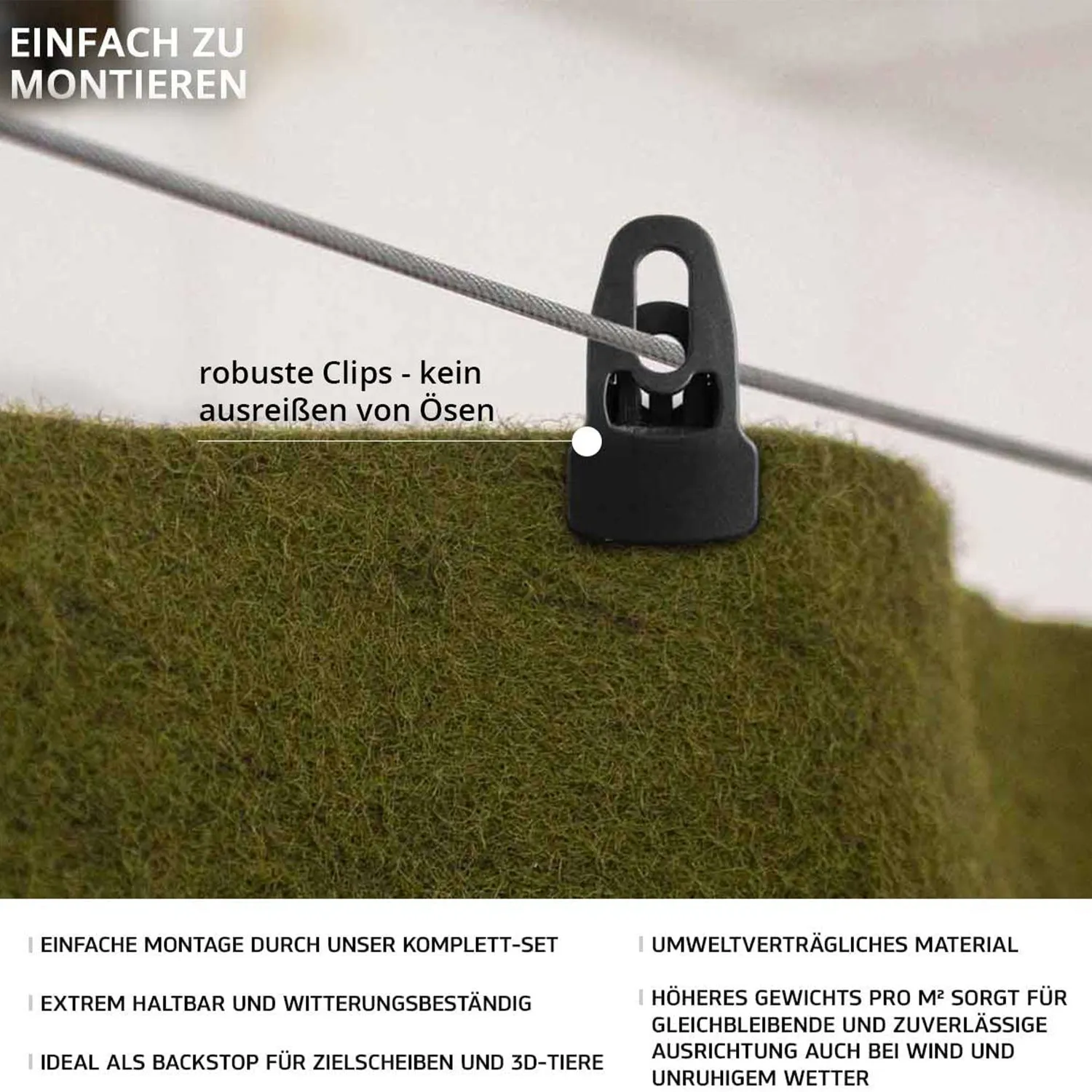 Dura Arrow Safe Green saltea oprire sageti 2 m