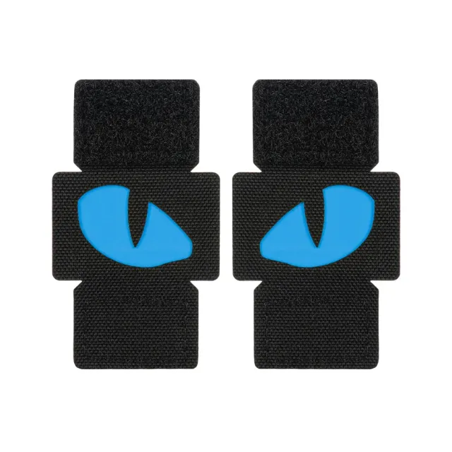 M-Tac Ochi de Tigru patch luminescent negru-albastru MOLLE