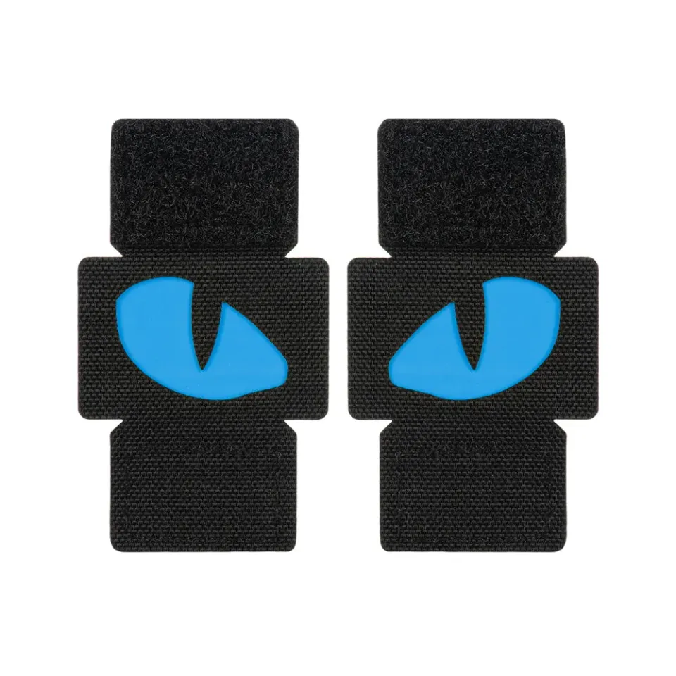 M-Tac Ochi de Tigru patch luminescent negru-albastru MOLLE