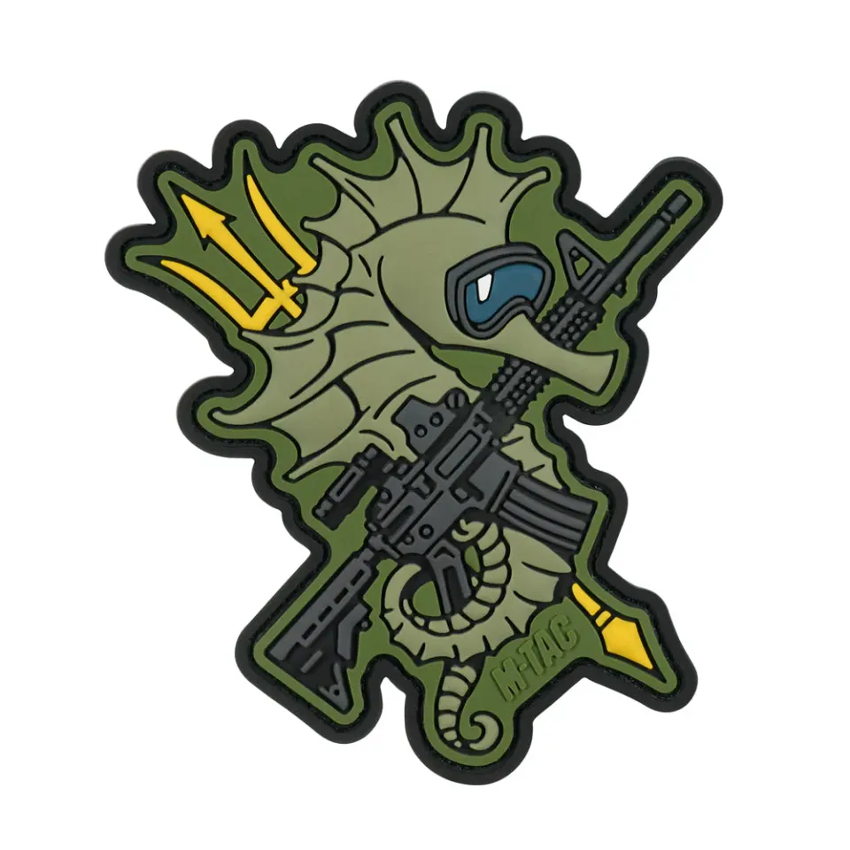 M-Tac Cal de Mare patch PVC olive 9,4x8,2 cm