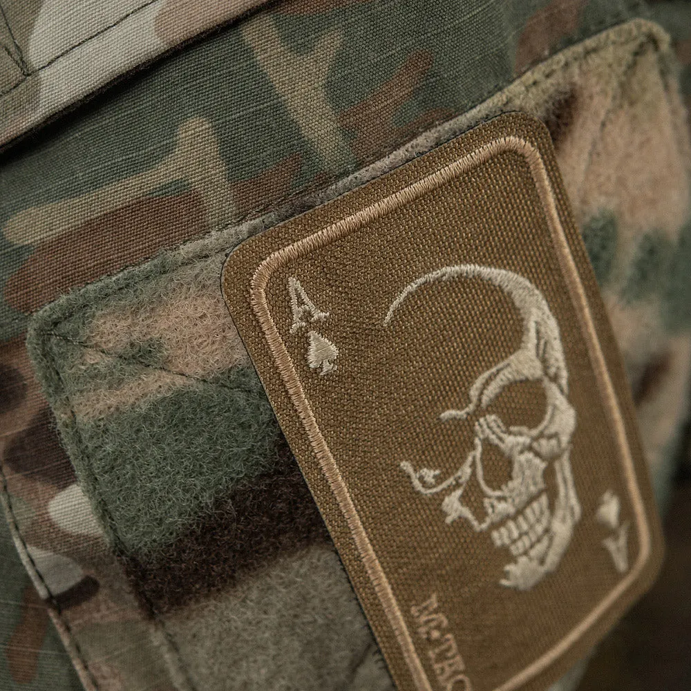 M-Tac Face of War patch moral coyote Cordura brodat