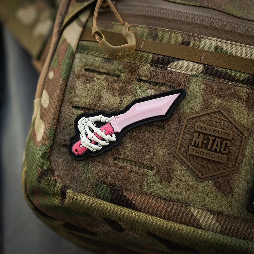M-Tac Schelet Cutit patch PVC pink editie limitata