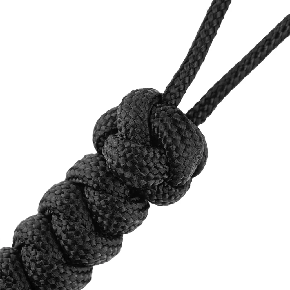 Snur lanyard M-Tac Viper Braid negru paracord cutite