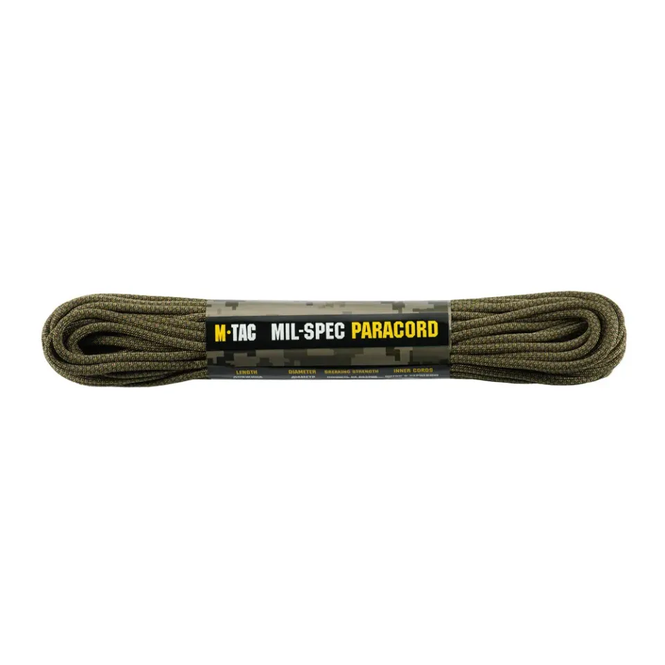 M-Tac 550 MIL-SPEC paracord Coyote Ranger Green 15 m