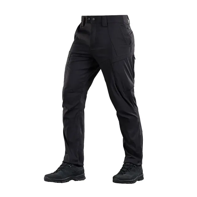 M-Tac Sahara Flex Lite pantaloni negri rip-stop