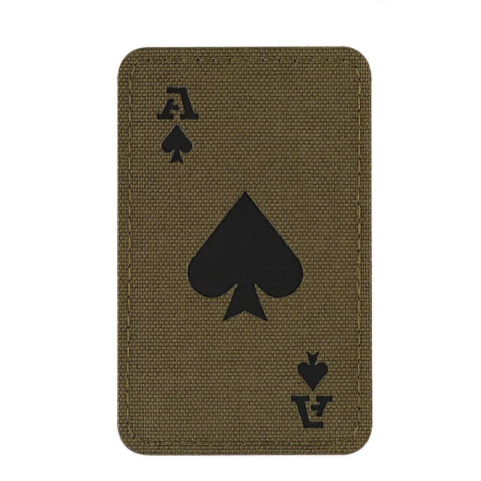 M-Tac Ace of Spades patch cordura fosforescent
