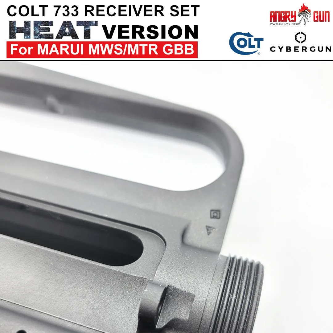 Angry Gun Colt 733 receiver CNC Heat Marui MWS