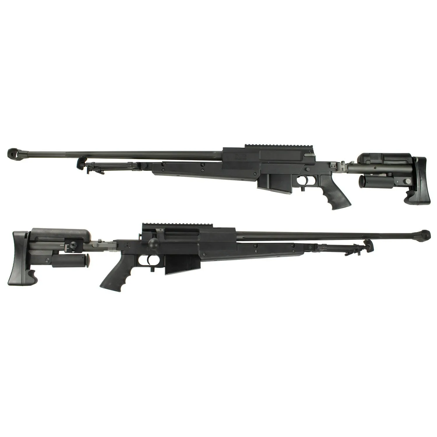 S&T PGM Mini-Hecate .338 replica sniper gaz negru + husa