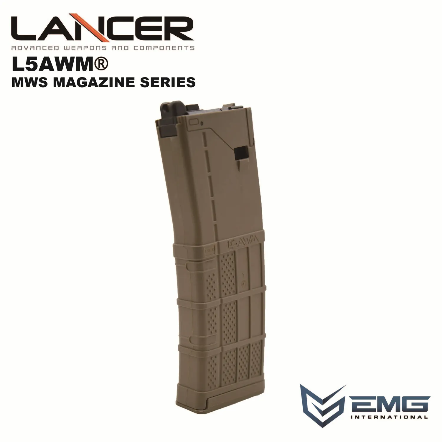 Angry Gun L5AWM V2 incarcator MWS 35bb negru