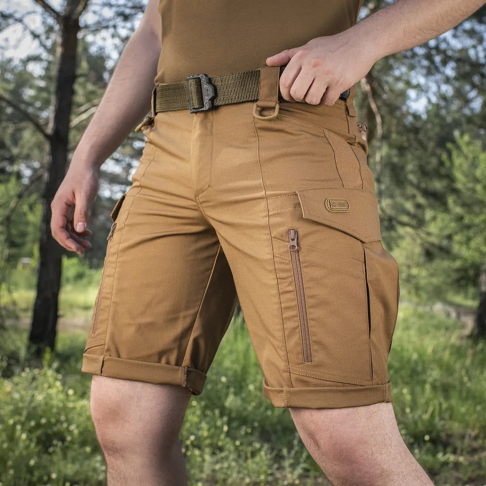 M-Tac Conquistador Flex pantaloni scurti Coyote Brown rip-stop