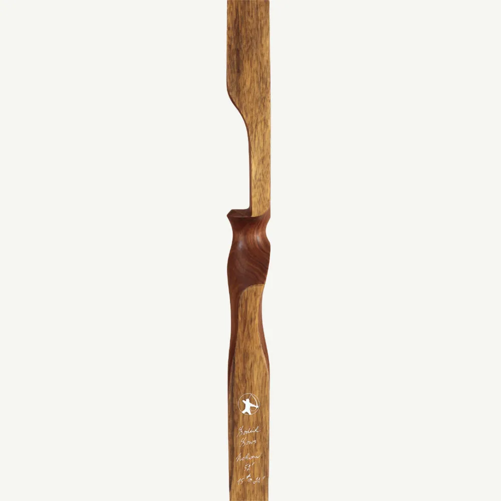 Arc recurve Bodnik Nokoni 52 inch RH 40 lbs lemn