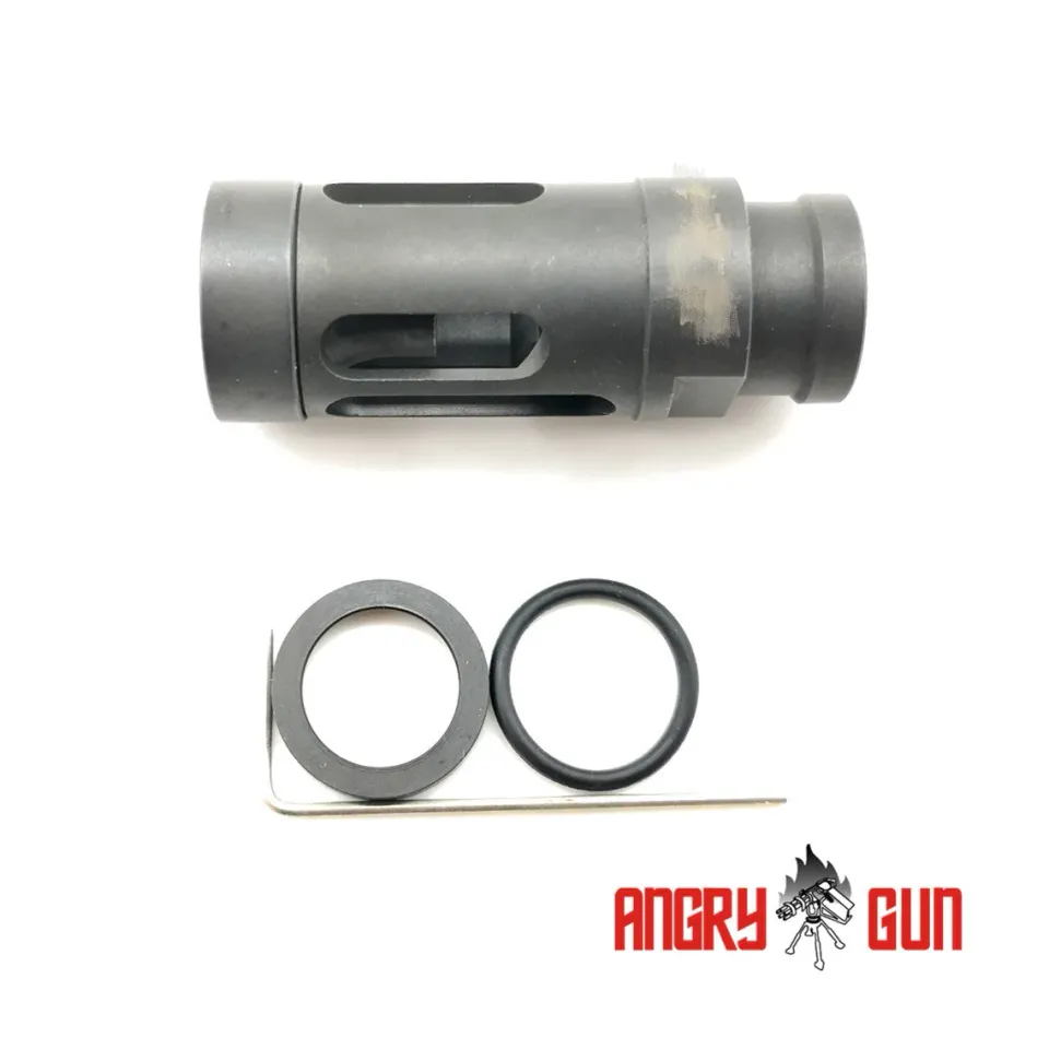 ANGRYGUN Gun Fighter compensator 14mm oțel QPQ