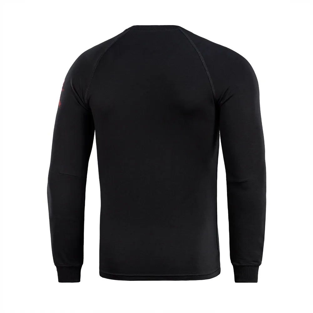 M-Tac Freedom bluză raglan neagră bumbac