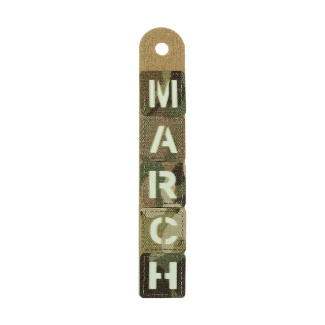M-Tac MARCH patch Multicam GID 3x3 cm fosforescent