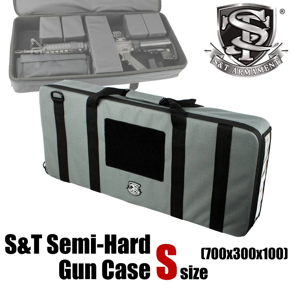 Husa S&T Semi Hard Gun Case S V2 700mm neagra