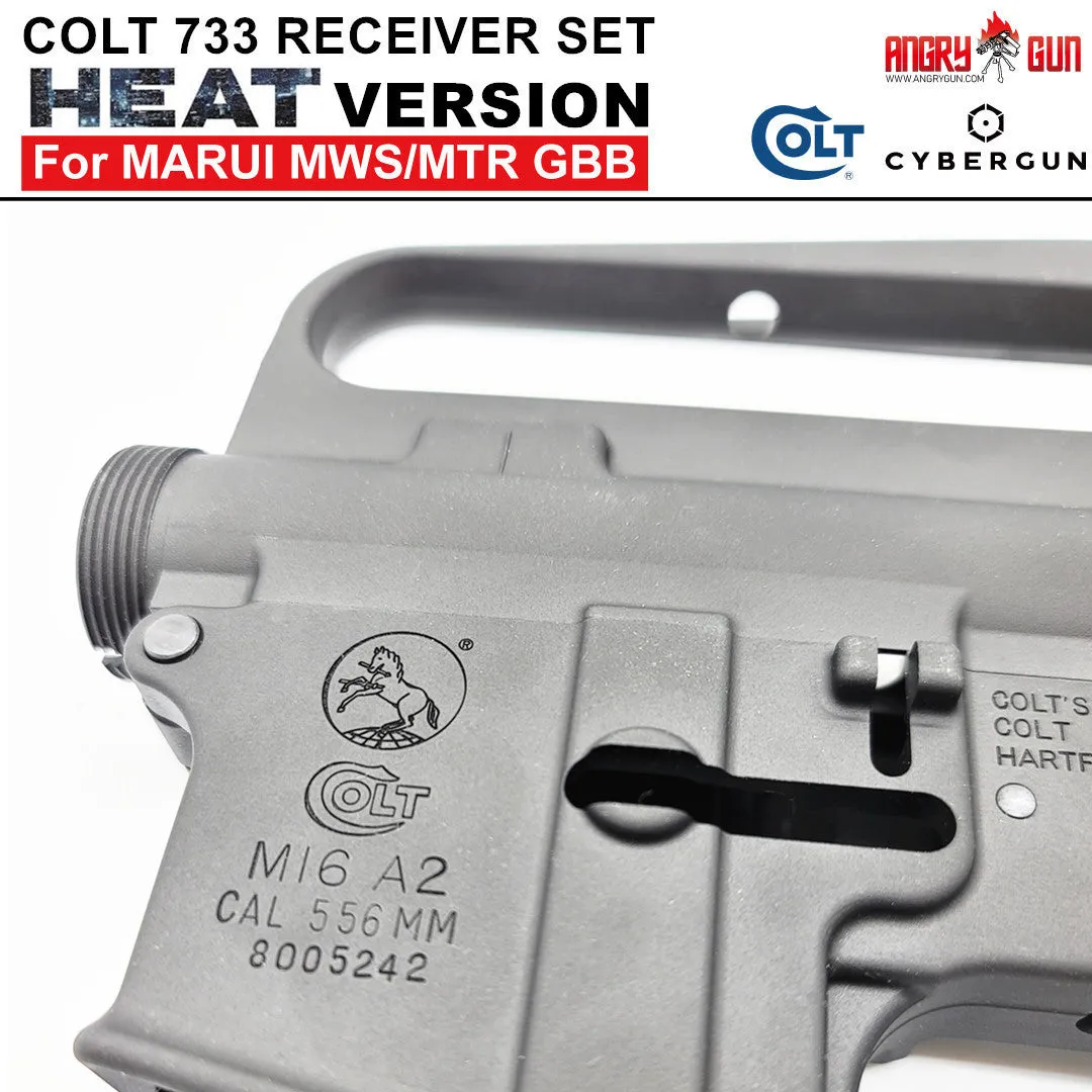 Angry Gun Colt 733 receiver CNC Heat Marui MWS