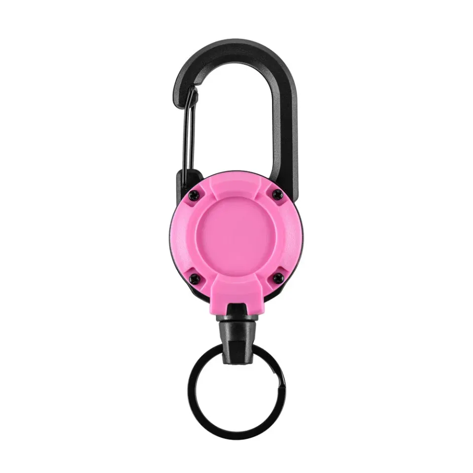 M-Tac Carabiner breloc retractabil roz 65 cm ABS