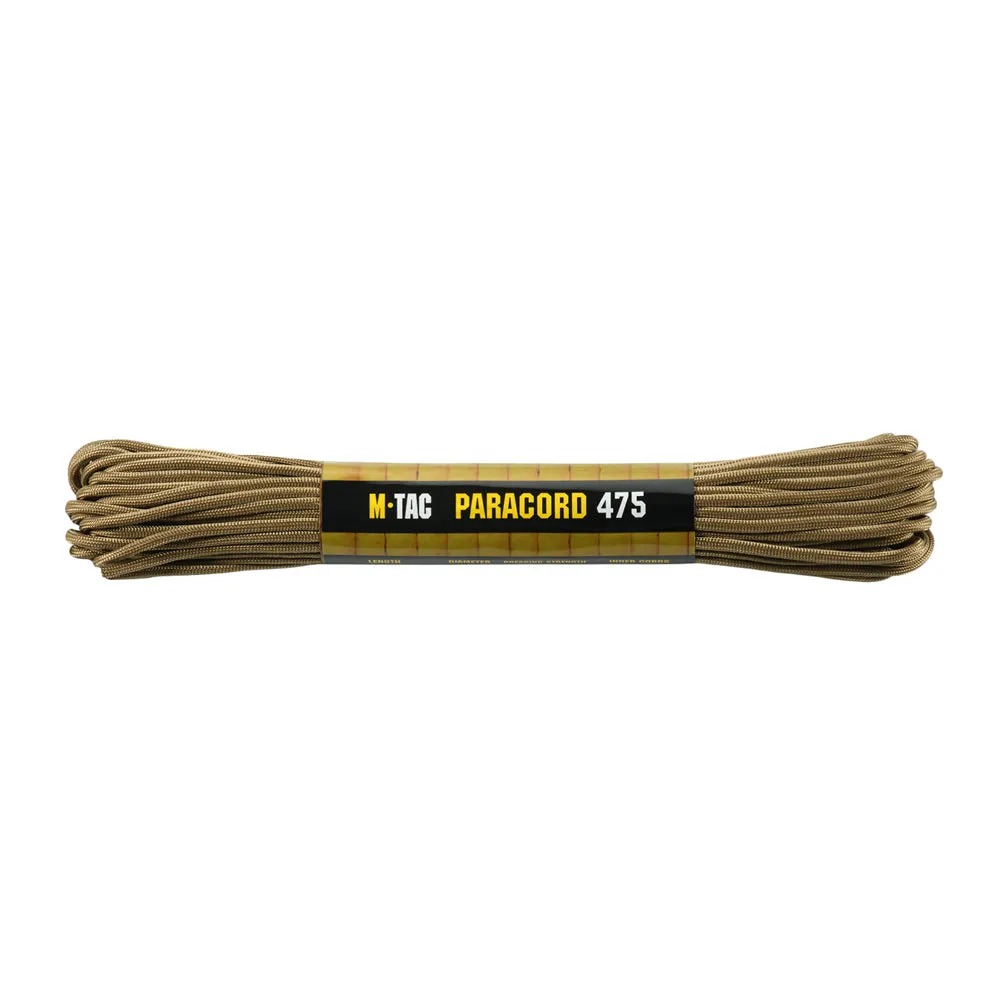 M-Tac 475 paracord 15 m coyote 220 kg nailon