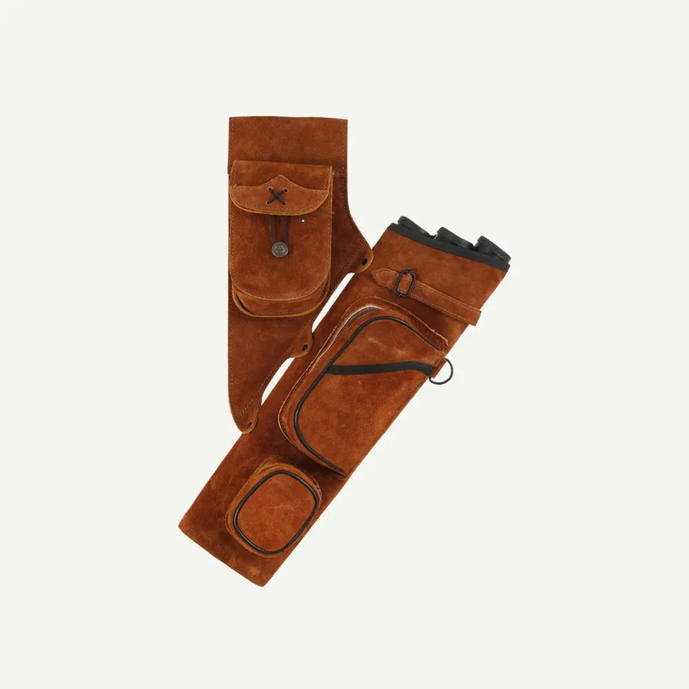 Bearpaw Sidequiver Tube tolba piele neagra laterala RH