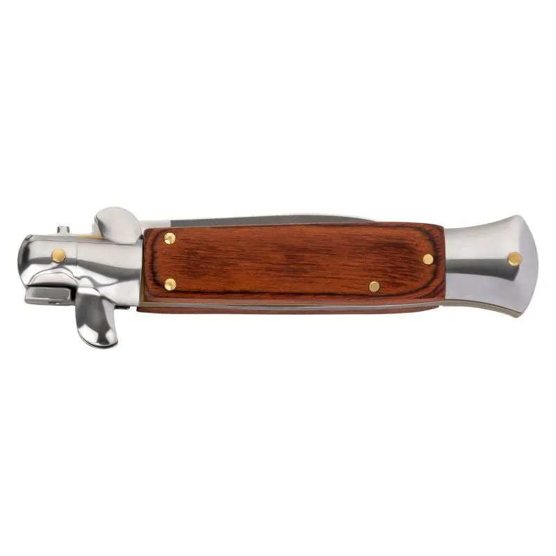Herbertz Springmesser briceag Pakkaholz otel 420 button lock