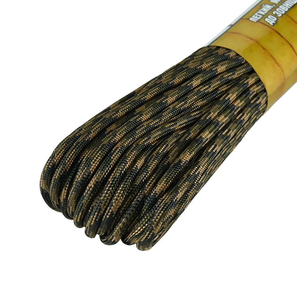 M-Tac 475 paracord 15m Woodland Marpat rezistent