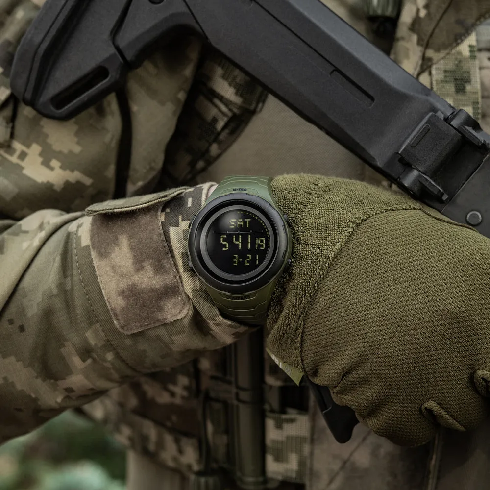 M-Tac 2166 ceas tactic verde rezistent apa