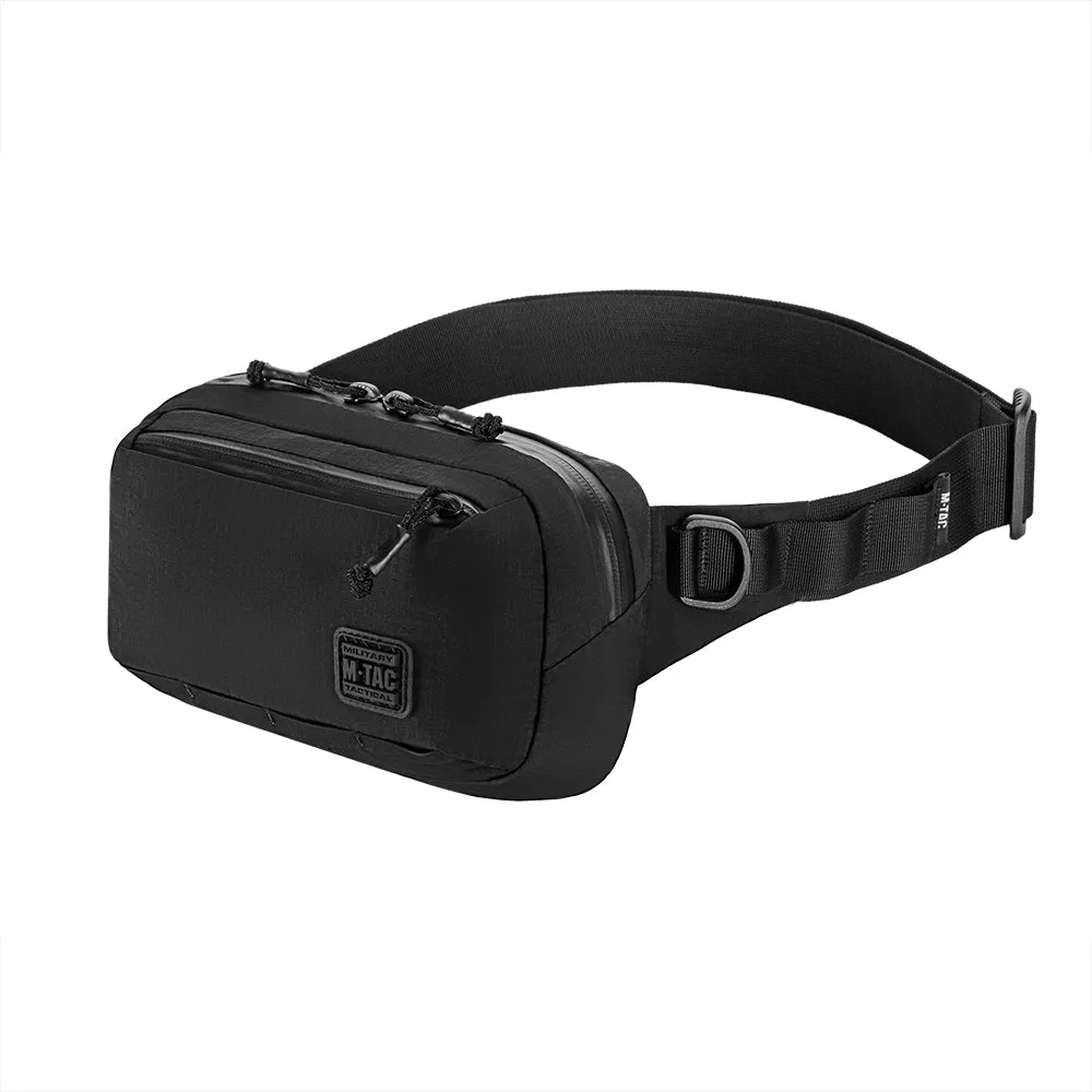 M-Tac City Waist Bag Lite-NR Elite borsetă negru impermeabilă