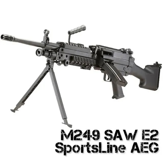 S&T M249 SAW E2 replica AEG neagra