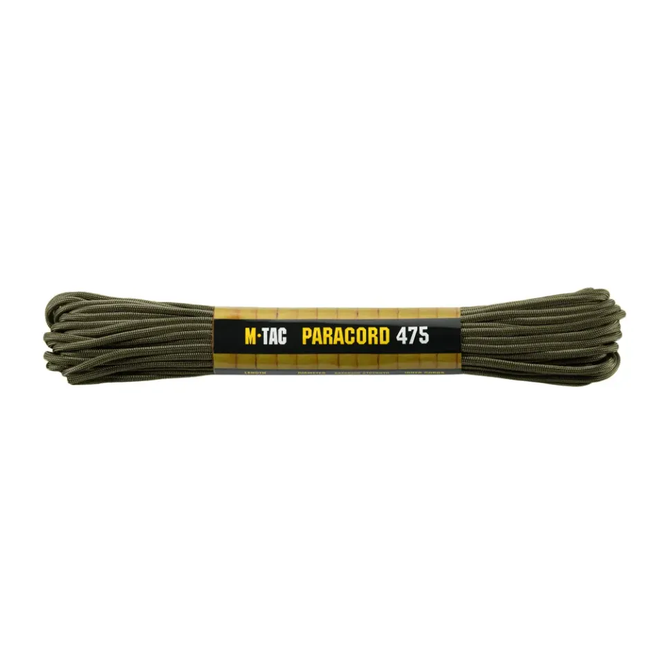 M-Tac 475 paracord OD Green 15m rezistență 220kg