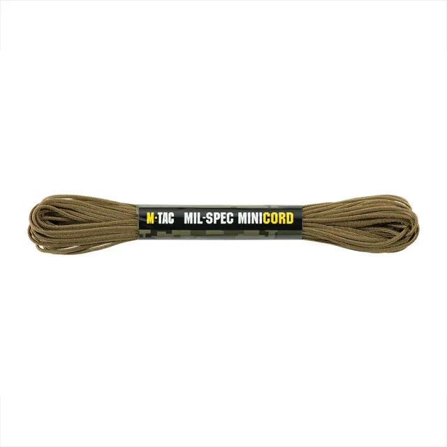 M-Tac Minicord Mil-Spec paracord 2.2mm 15m coyote