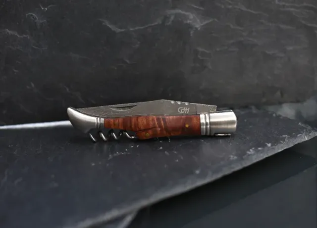 Herbertz CJH Briceag Damasc Quittenholz Slipjoint