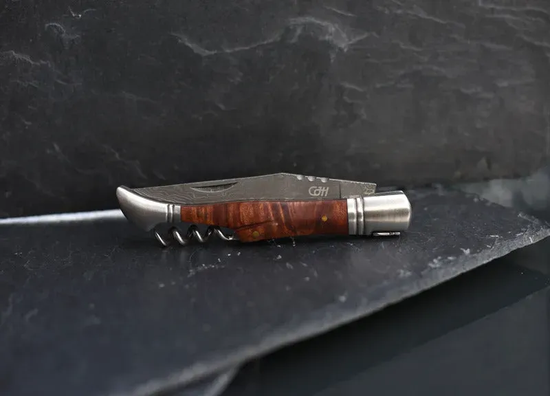 Herbertz CJH Briceag Damasc Quittenholz Slipjoint