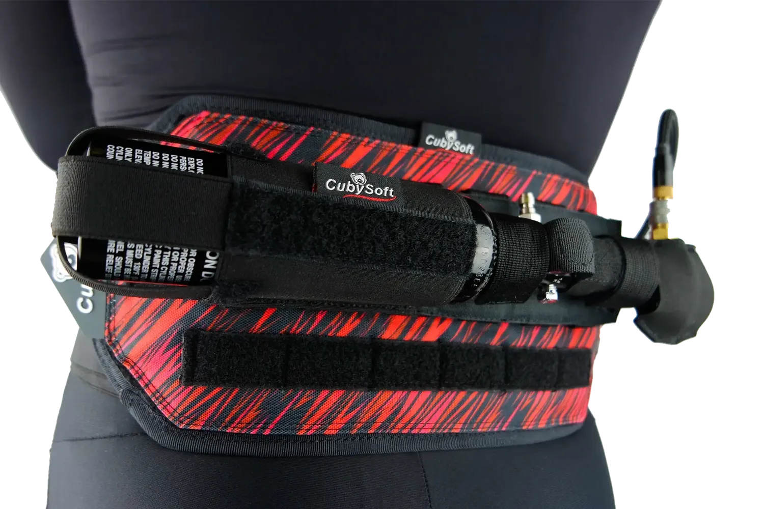 CubySoft Thunder Tank husa butelie HPA 0.2-0.4L negru
