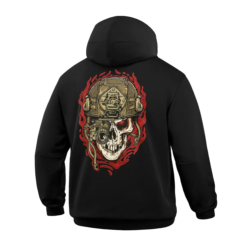 Hanorac M-Tac Worn to the Bone negru oversize bumbac