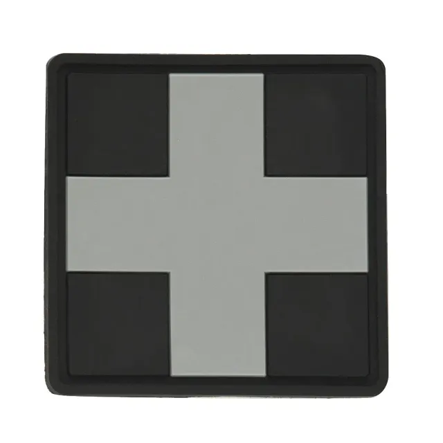 M-Tac Cruce Medicala patch PVC negru gri