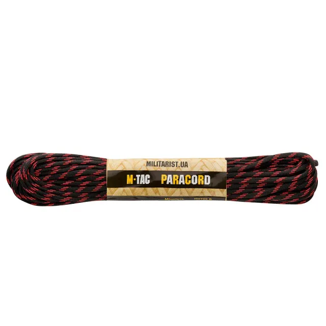 M-Tac 550 Type III paracord 15m Thin Red Line 249kg