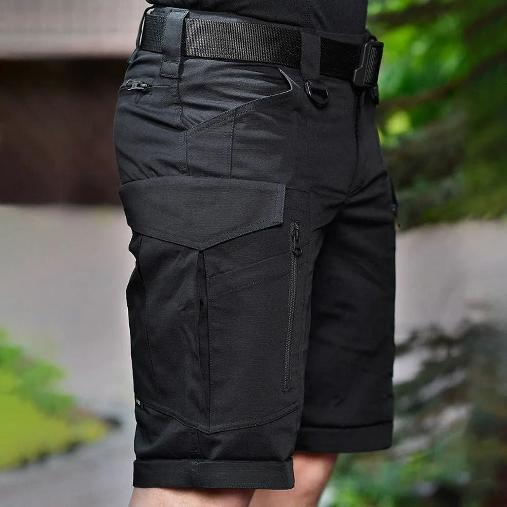 M-Tac Conquistador Flex shorts negri rip-stop 8 buzunare