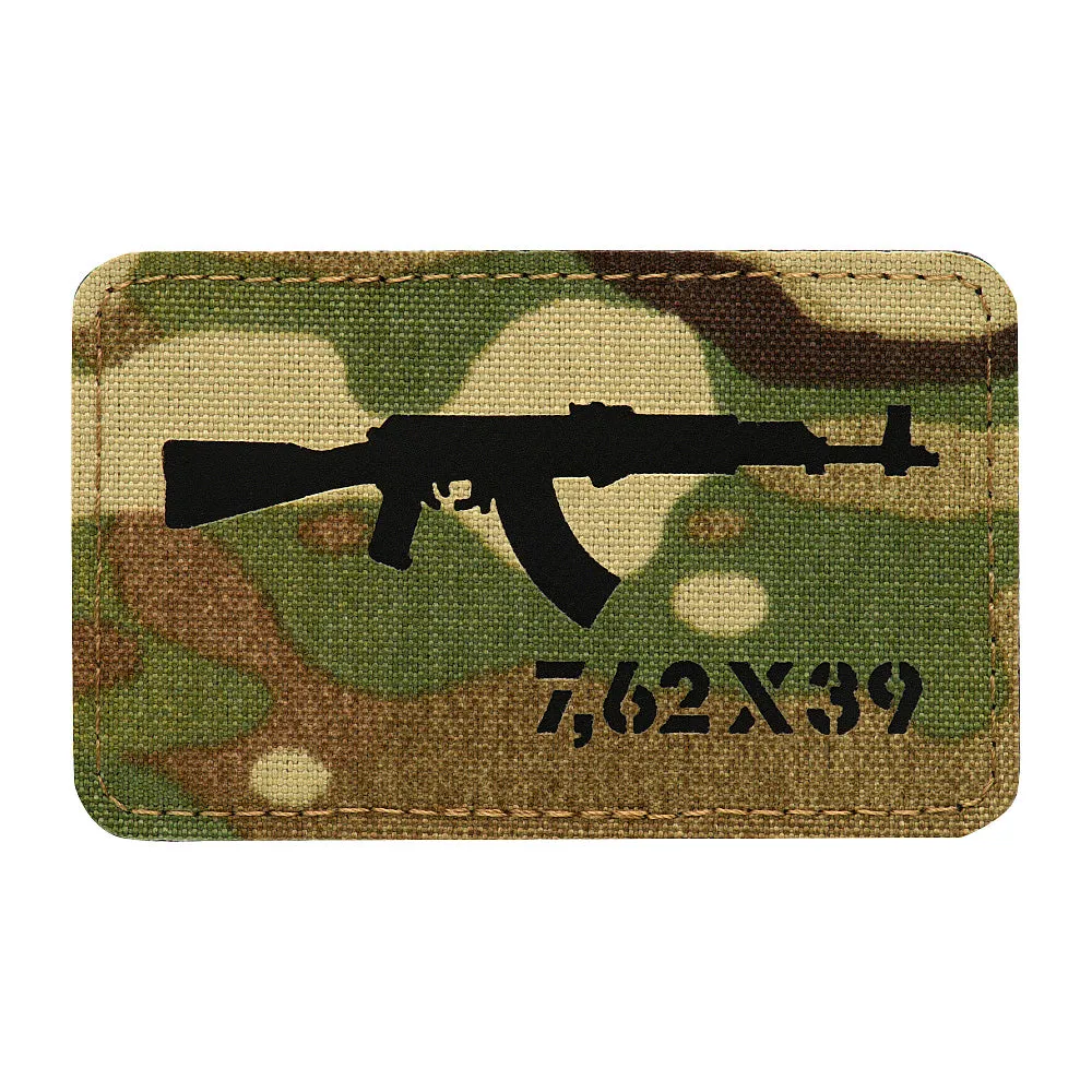 M-Tac AKM 7.62x39 patch Multicam/Black Cordura