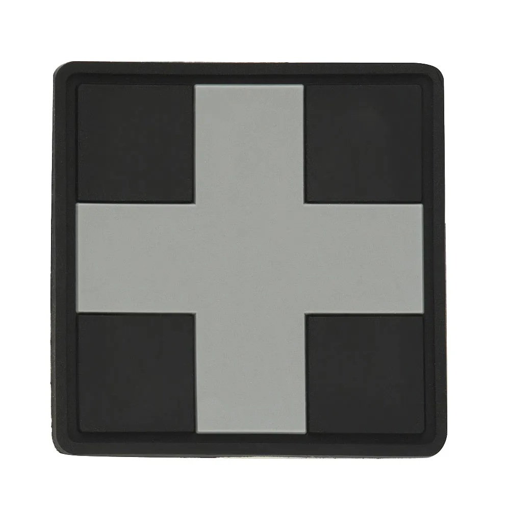 M-Tac Cruce Medicala patch PVC negru gri