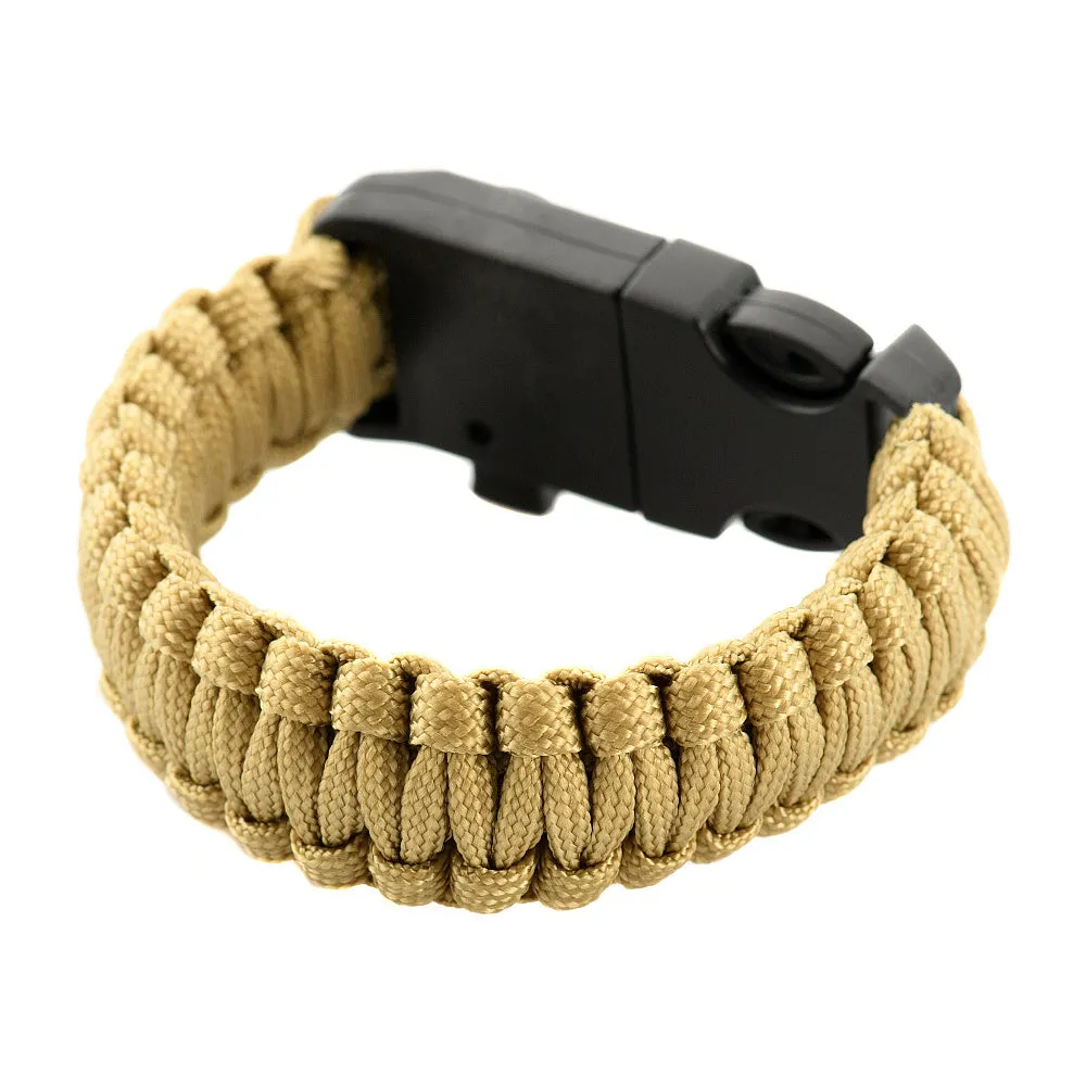 M-Tac Bratara supravietuire Tan bratara paracord 3m