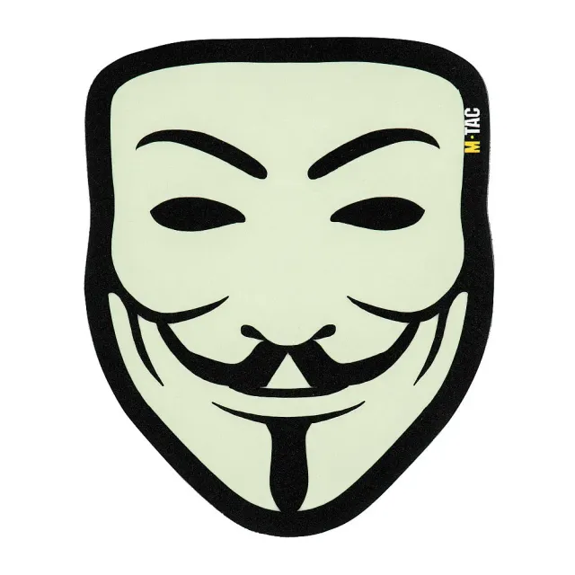 M-Tac Anonymous GID patch negru fosforescent