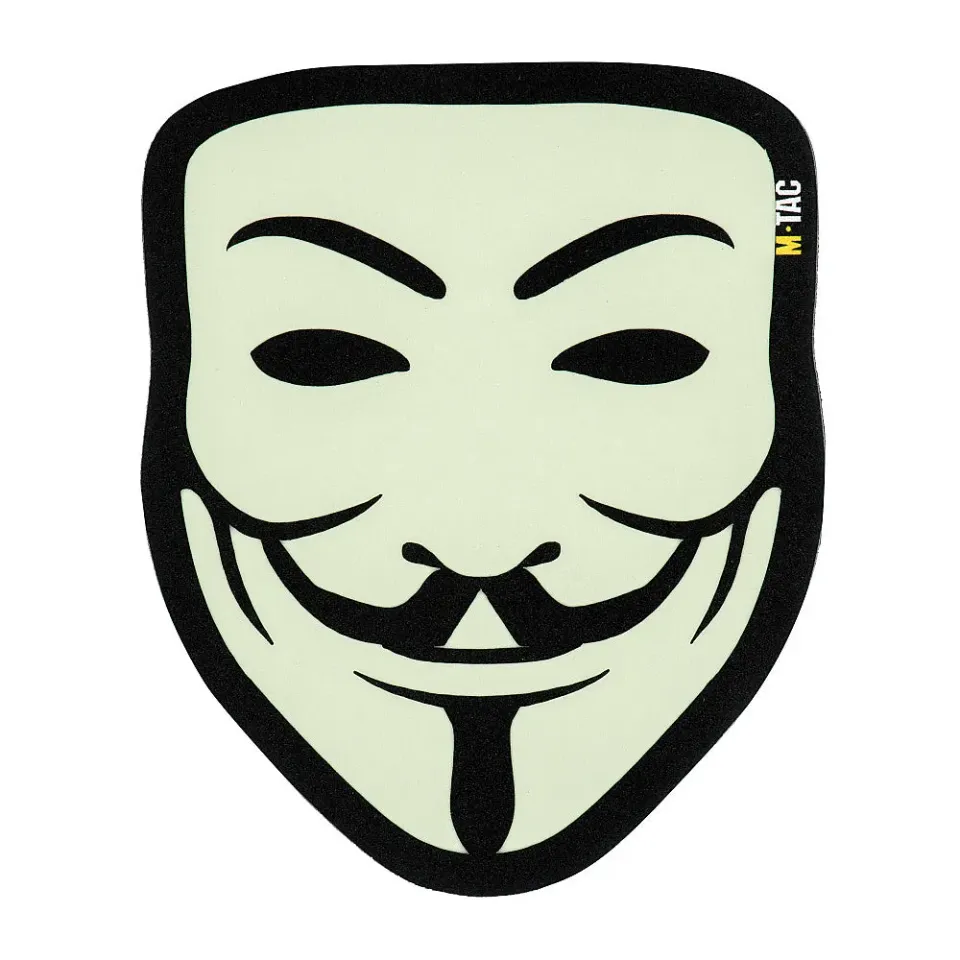 M-Tac Anonymous GID patch negru fosforescent