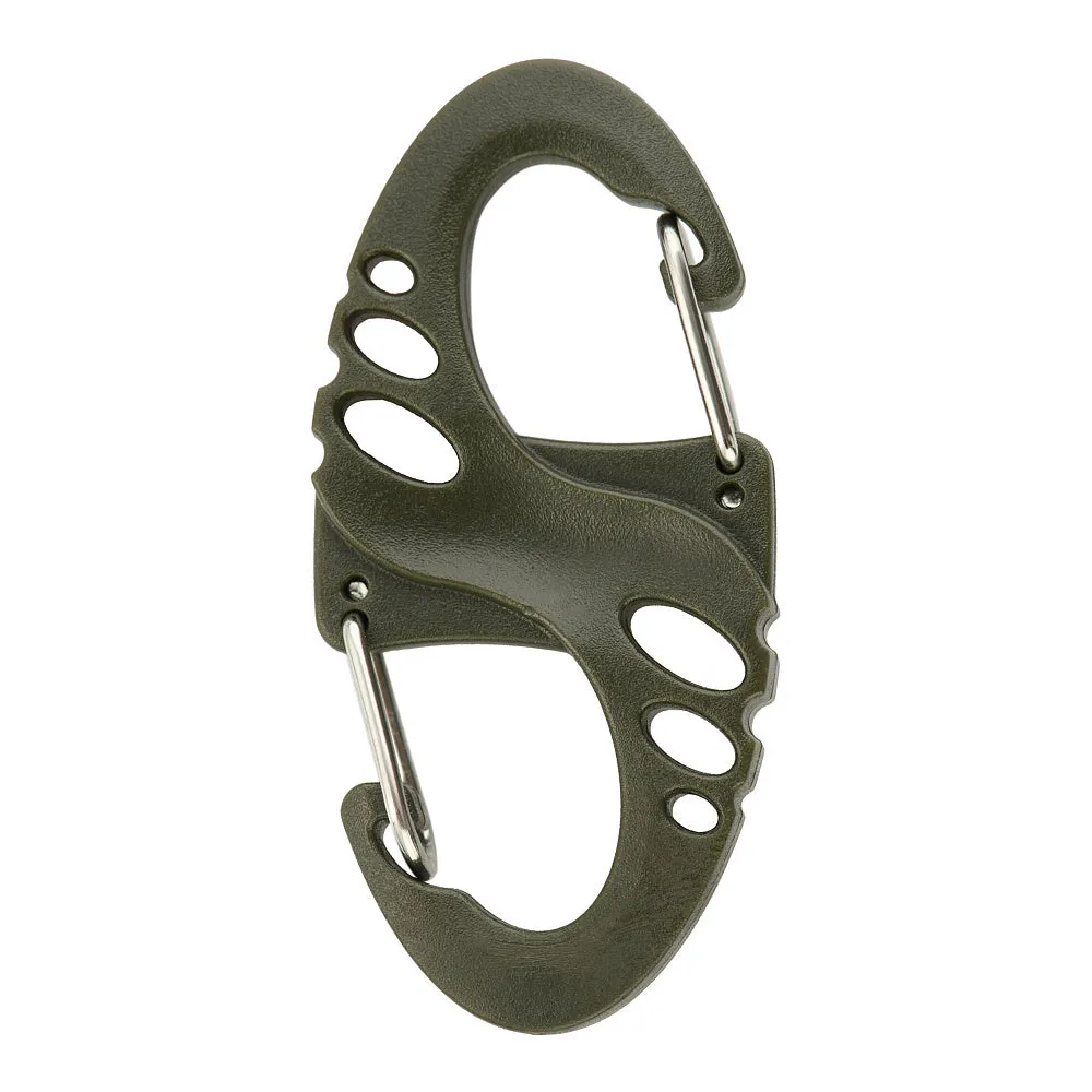 M-Tac S-Hook carabină plastic olive 50 mm