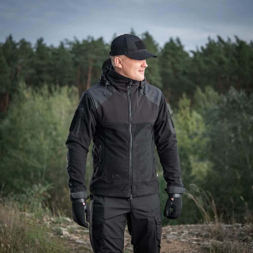 M-Tac Norman Windblock geaca fleece neagra windblock