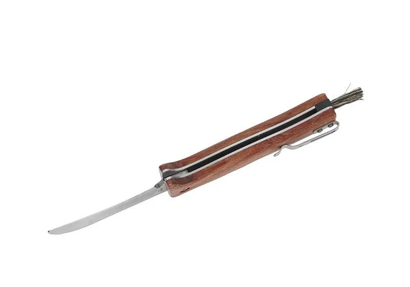 Herbertz briceag ciuperci oțel 440A fag 17cm