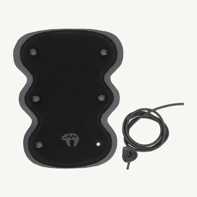 Bearpaw Dark apărătoare antebraț piele neagră