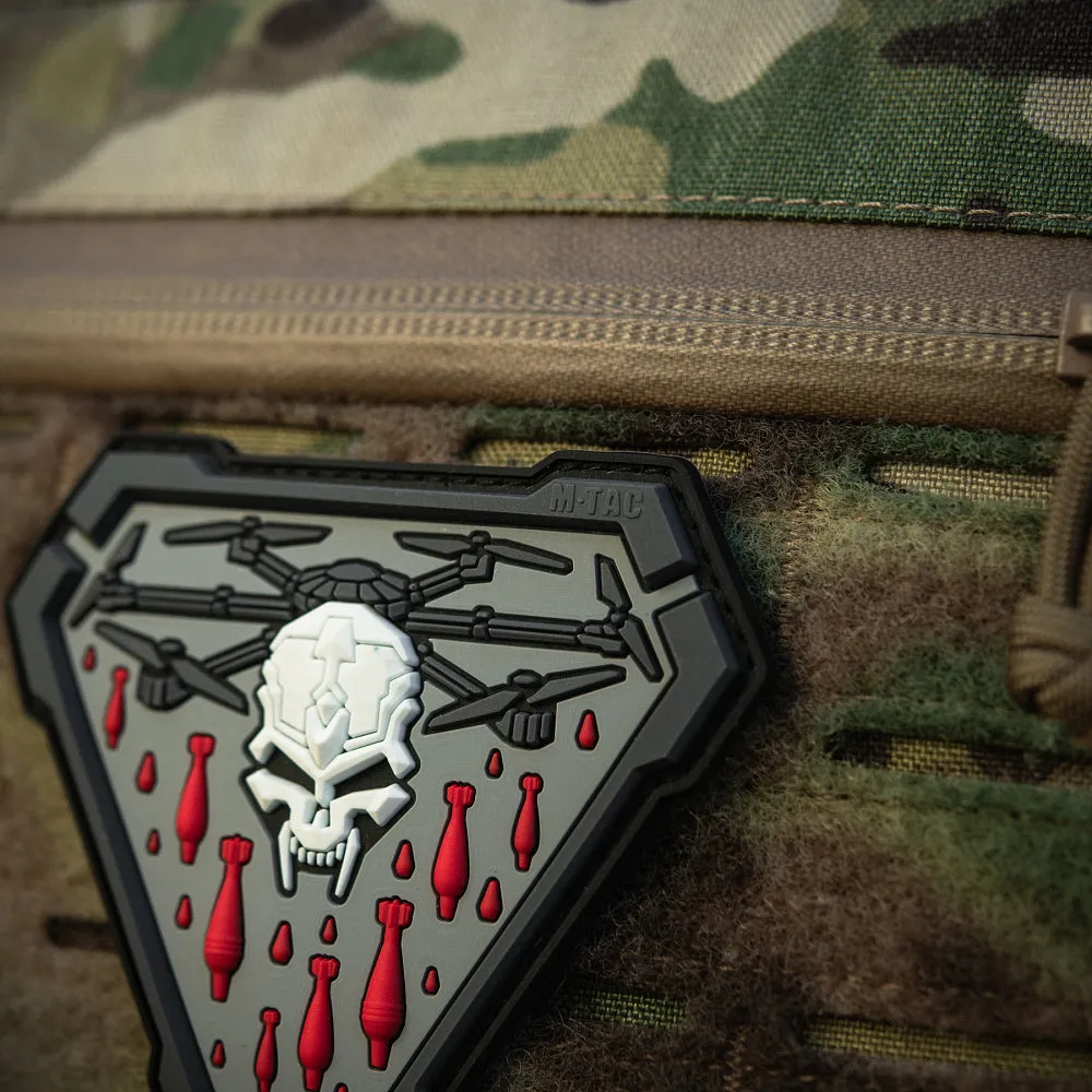 M-Tac Vampir patch PVC negru/gri 3D moral