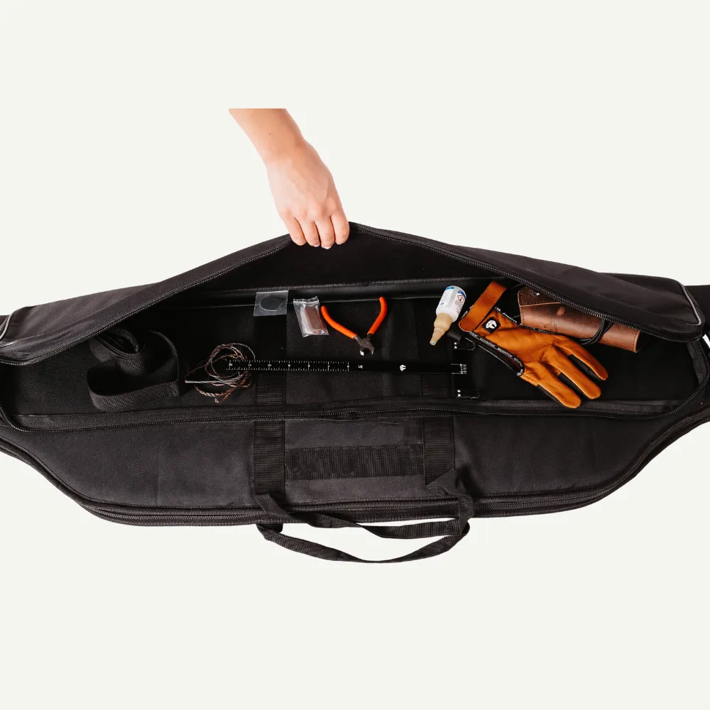 Bear Paw Bow Bag Recurve Deluxe husă arc 170 cm negru