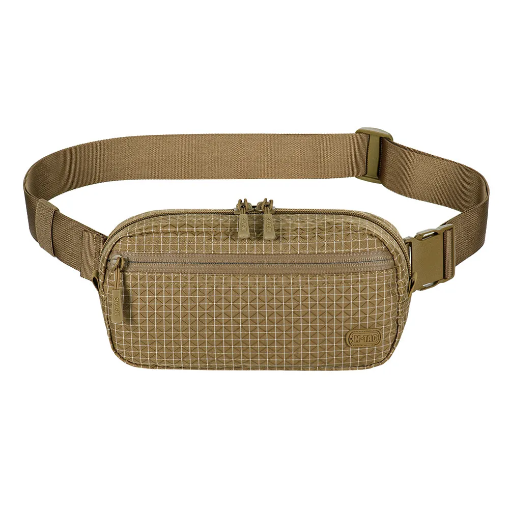 M-Tac Fanny Bag borseta Coyote 22x11 cm 3 buzunare